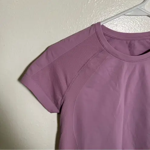 Sweaty Betty Athletic T-Shirt Short Sleeve Crewneck Lavender