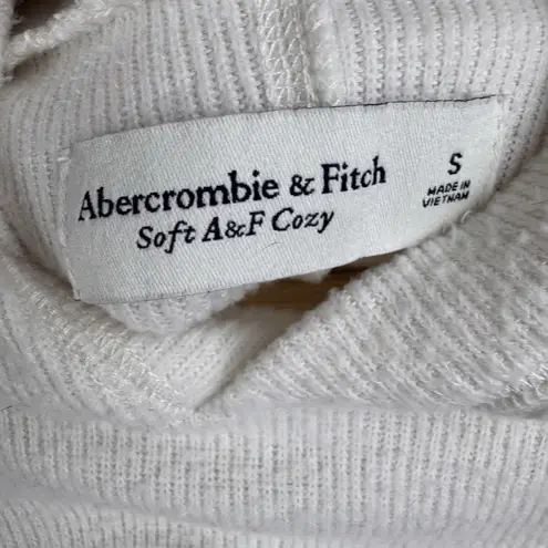 Abercrombie & Fitch  Soft A&F Cozy Women's Hoodie Size S Ivory‎
