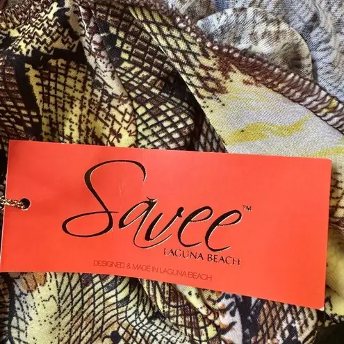 Savee laguna Golden Snake dress size Small NWT