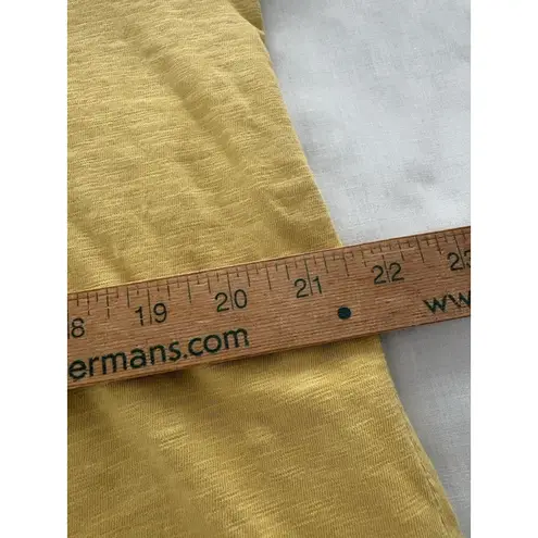 Soft Surroundings Hoodie Tunic Size L Heather Yellow Pullover Light Sustainable