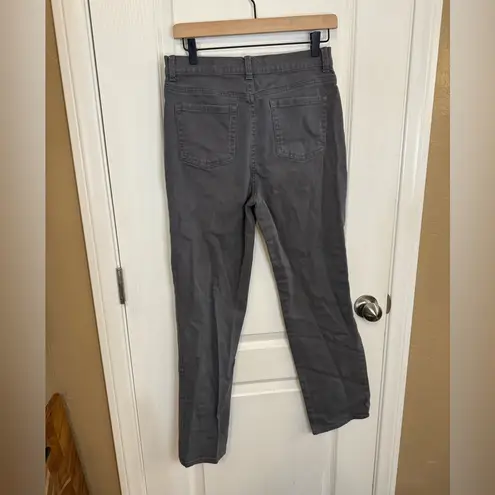 Gloria Vanderbilt Charcoal Straight Leg Jeans