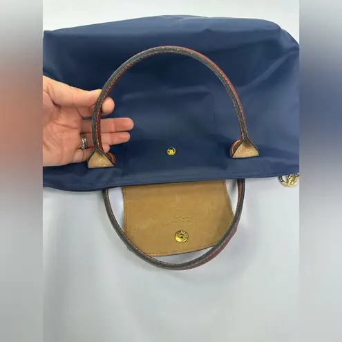 Longchamp  Paris le pliage handbag purse in navy