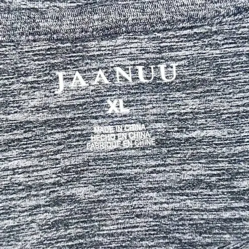 Jaanuu  Gray Heathered Hoodie, Size XL