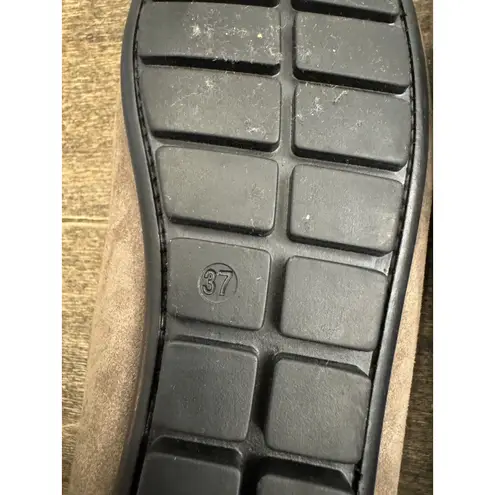 Cordani Parma Driver Loafer Size 7 Suede Embroidered Preppy Quiet Luxury Brown