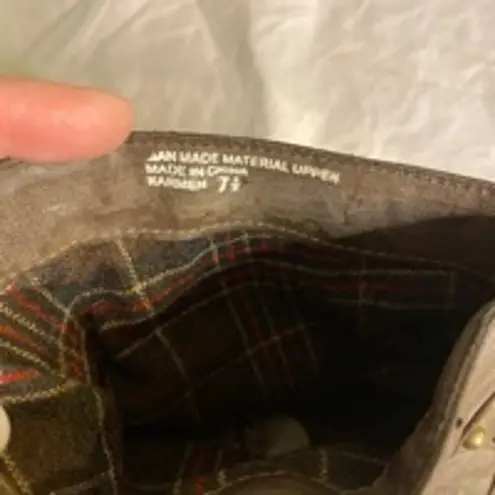 Yellow Box Boho Western Festival Brown Leather Studded Ankle Boots Gypsy 05 Size 7