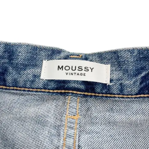 Moussy Vintage Chester High Rise Jean Short Size 26 Blue