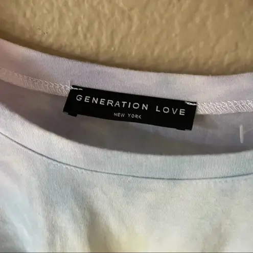 Generation Love NEW  tie dye T-shirt