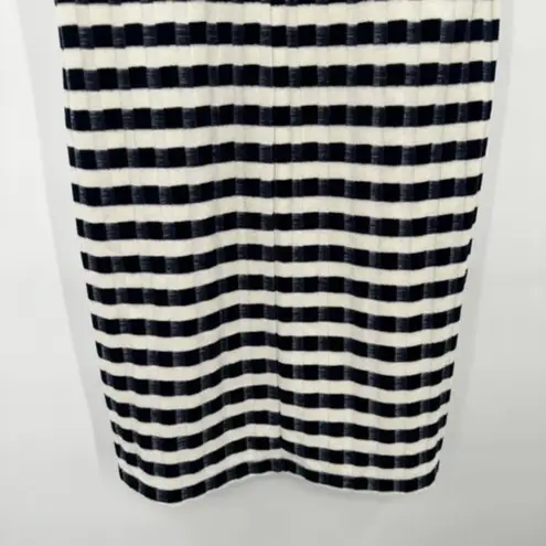 Madewell NWT Texture & Thread by  Striped Velour T Shirt Dress Size‎ Small