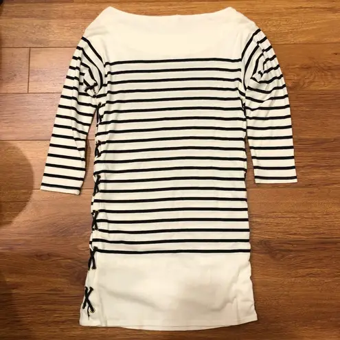 Claudie Pierlot Striped Dress White Size M