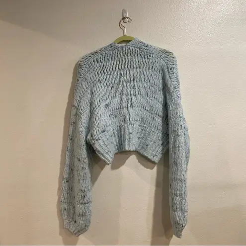 Urban Outfitters  Blue Sydney Cropped Cardigan Sweater Sz M