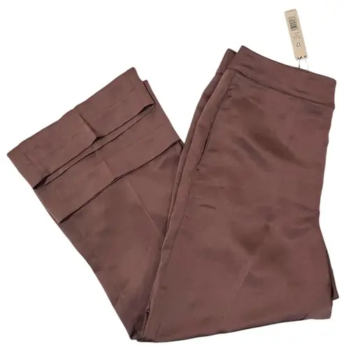 Nic + Zoe Luxe Satin Wide Leg Pants