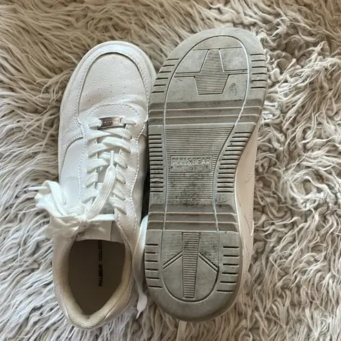 Pull & Bear Platform  sneakers size 8 women 39 euro white