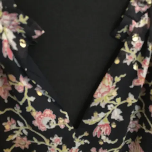 The Loft OVERSIZED FLOUNCE DRESS WITH GOLD METALLIC SPECKS