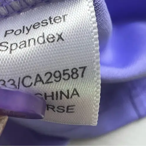 Monterey Club Womens Sleeveless Polo Shirt Purple Dry Swing Moisture Wicking L Size L