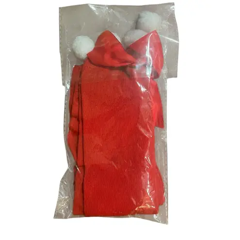 Christmas Solid Red Over