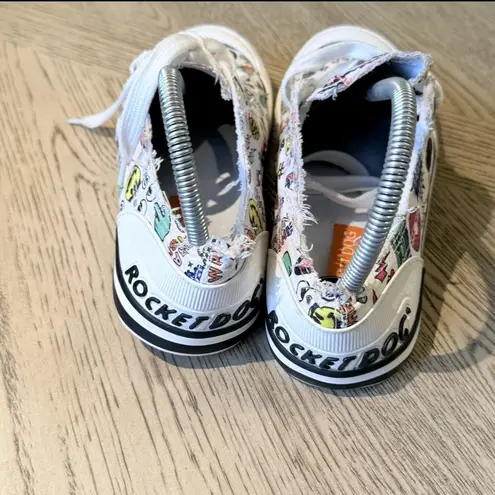 Rocket Dog Canvas Sneakers Women’s Graphic Design Multicolor Lace Up Size 8 - Image 3