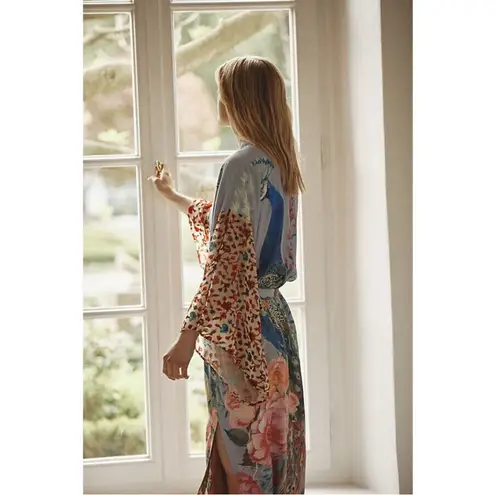 Aratta Silent Journey Peacock Kimono Large