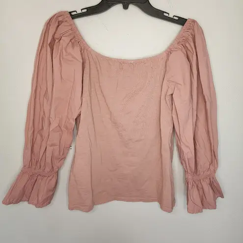 Nation Ltd Frida Renaissance pink blouse