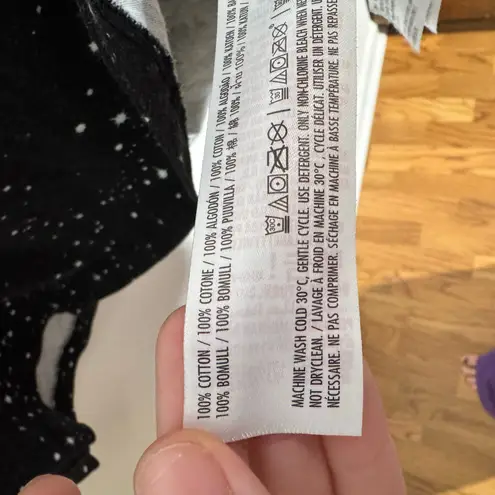 Spirit Jersey DisneyxSpirit Jersey Star Wars Galaxy Far Away Script Shirt Long Sleeve Black M