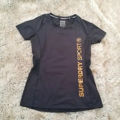 Superdry Sport Core Fitted Mesh Panel T-shirt Sm