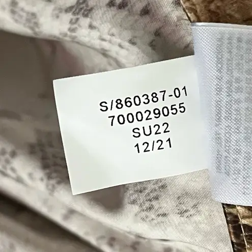 Banana Republic  • NWT 100% Silk Snake Print Shorts with Belt