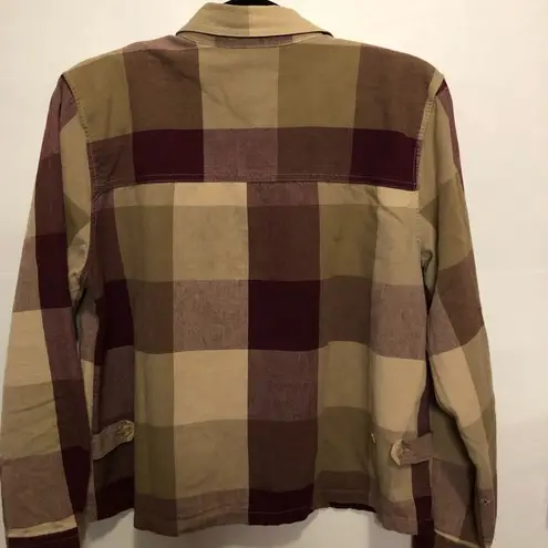 Christopher & Banks  Plaid Flannel (SEE FLAW IN PIC