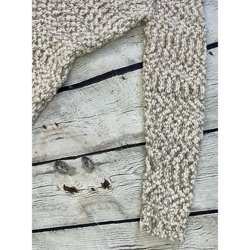 Mirumi Marled Knit Lace Hem Sweater