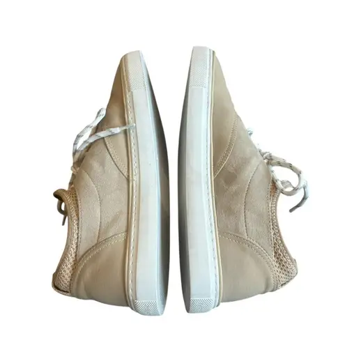 Jenni Kayne Beige Trainers Sneakers Tennis Shoes Suede Luxury Size 39 9 Women's