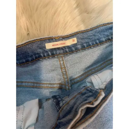 Levi's  Wedgie Destructed Straight Jeans 31