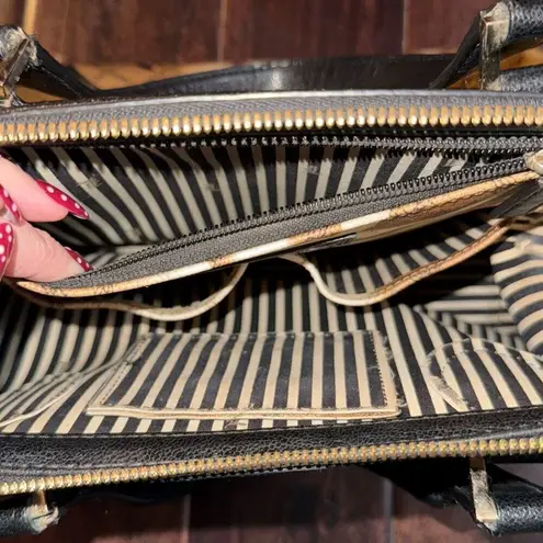 L.A.M.B. by Gwen Stefani Stencil  Satchel Luxury Designer Handbag