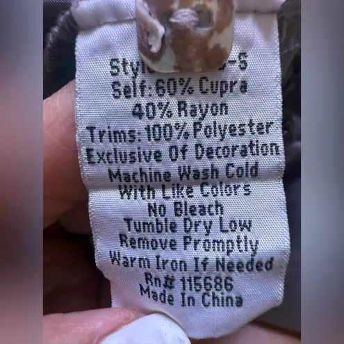 Johnny Was Alice Cupra Jogger Pants Women’s M Grey Elastic Waist Lagenlook Boho