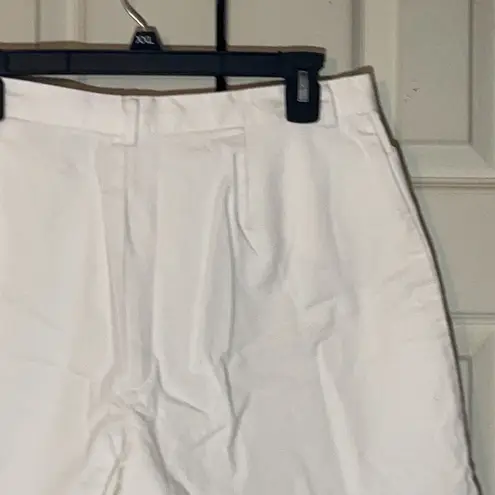 Dockers Vintage Y2K White Flat Front Shorts 12