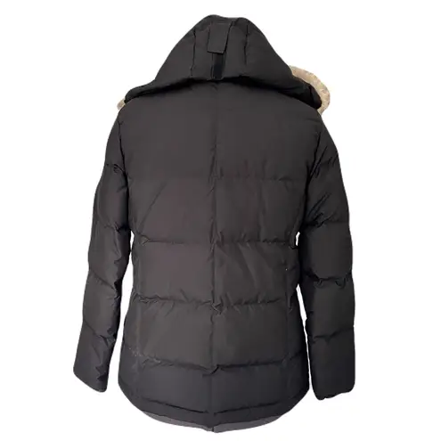 LL Bean Black Hooded Puffer Coat, Size M Size M