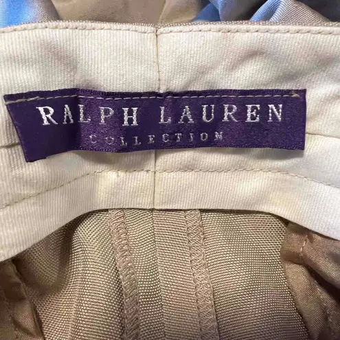 Ralph Lauren  Purple Label Silk Norris Pant Pleated Unlined Sample Piece Womens