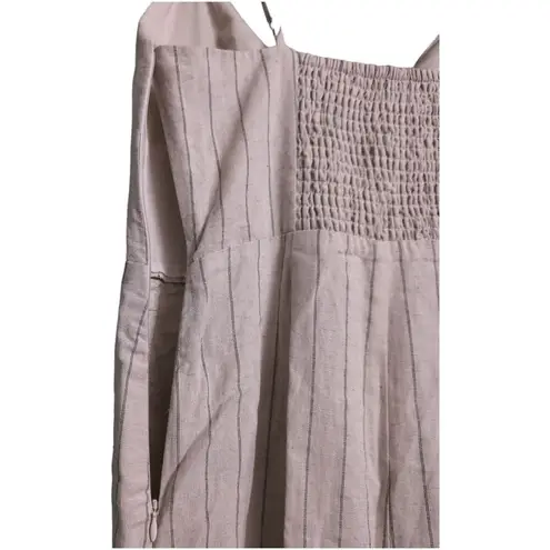 Majorelle Sophie Jumpsuit Striped Spaghetti Strap Bow Tie Front Wide Leg Size S