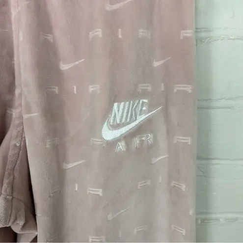 Nike  Air Velour Baby Pink Logo Pants Size S