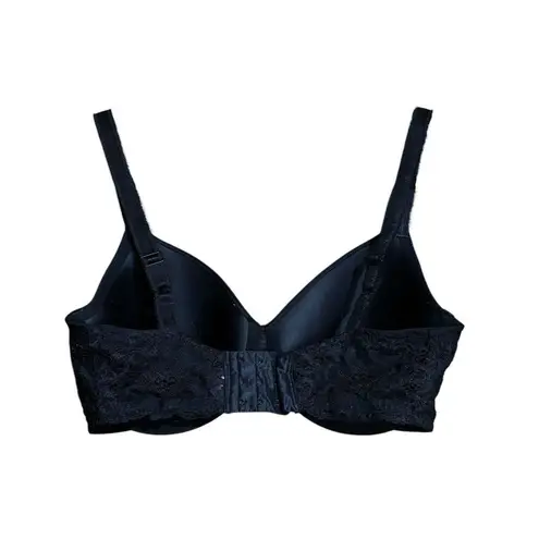 Wacoal French Garden Seamless Underwire T-Shirt Bra Womens 34DDD Black