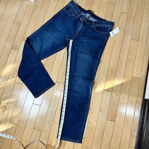 J Brand NWT Hipster Low Rise Dark Denim Jeans Size 32 Straight Leg