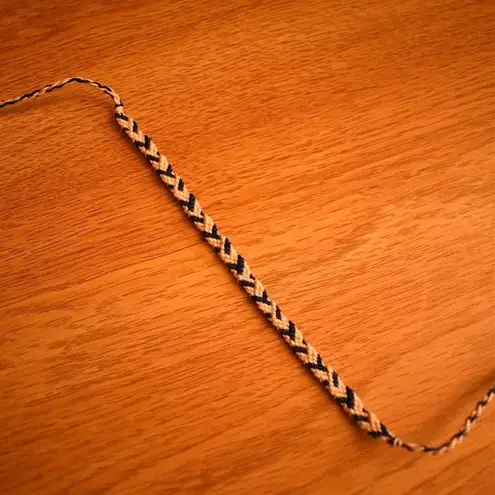 Handmade 10/$25 Navy White Woven Bracelet