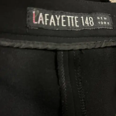 Lafayette 148 New York Womens Black Pants Size 6