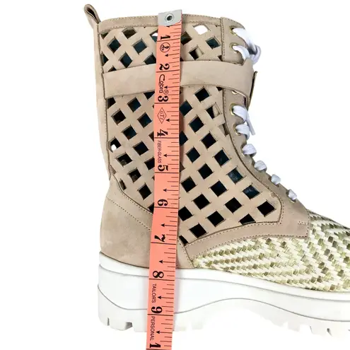 VALENTINA RANGONI Firenze Bree in Sand Shoes Sz 7.5 Rare Designer Boho Unique White