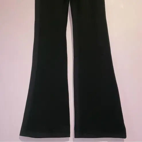 Betabrand Two-Pocket DPYP Dress Pant Yoga Pant Bootcut Women M Long Office Black