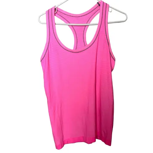 Danskin Now Pink Tank Athletic Sporty Work Out Semi