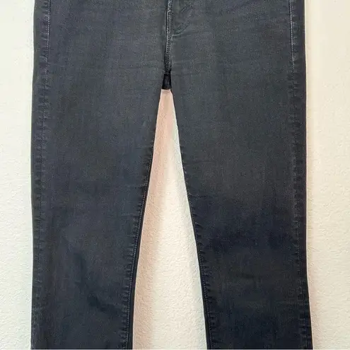 Mother Insider Crop Step Fray jeans Not Guilty 26 Black