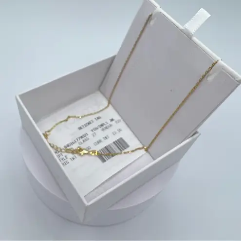 Adinas Cubic Zirconia Bezel x Imitation Pearl Dangling Necklace 14k Gold Plated