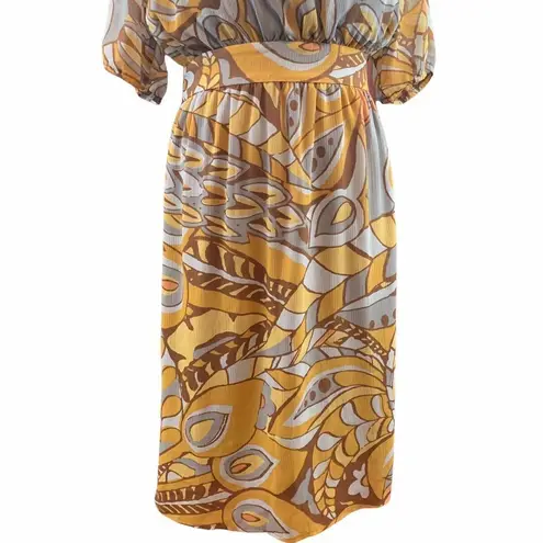 Judith March retro vibes empire waist dress M