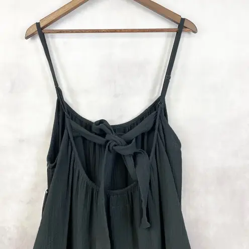 Sol Angeles Women Maxi Sundress Plus OS Gauzy Minimalist Coastal Lounge Cruise