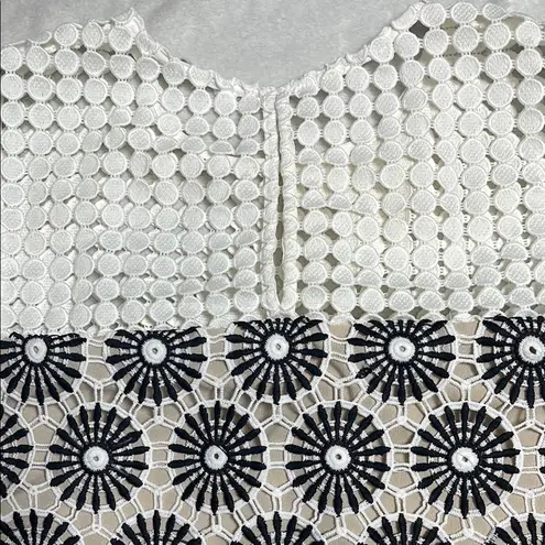 Endless Rose Black and White Boxy Cropped Tank