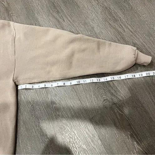 Jerzees  Tan Long Sleeve Crewneck Sweatshirt w/ Snowman Ice Finishing Size 2X - Image 7