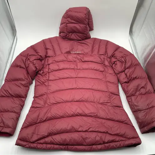 Mammut 750+ Goose Down Fill Puffer Kahiltna Jacket Hooded Women’s Size Medium Red